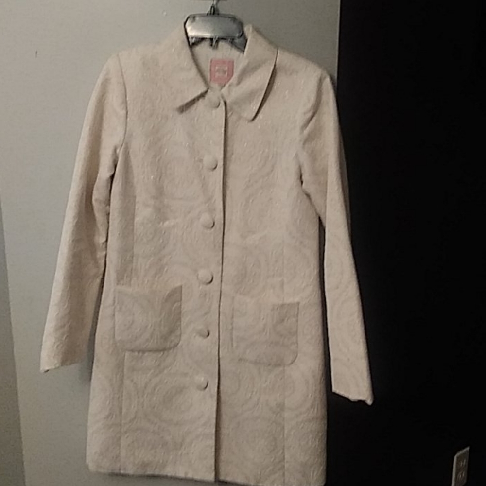 sparkled dress coat